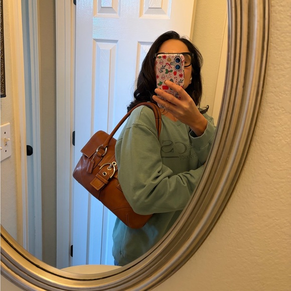 Vintage Coach Soho Hampton Satchel Leather Handbag - Picture 15 of 16